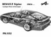 Parts catalog, 220 pages Alpine V6-GT-Turbo / A610 D500/1/2/3