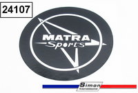Matra Logo Aufkleber rund, 45 mm, schwarz Matra Murena / Bagheera