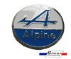 Emblem blau / weiss "A- Alpine" (27 mm)