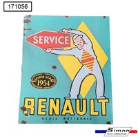 Advertising sign "Service Renault"